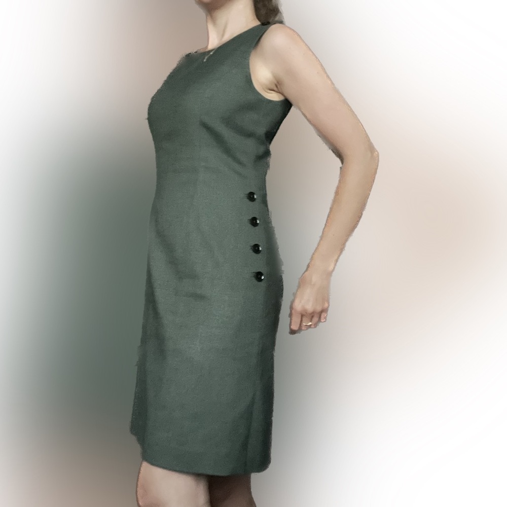 Banana Republic dark green dress size 2